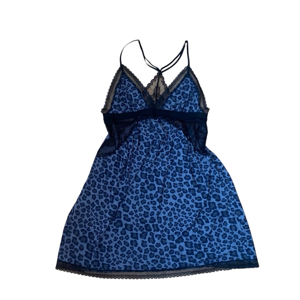 Victoria's Secret Black and Blue Lace Lingerie